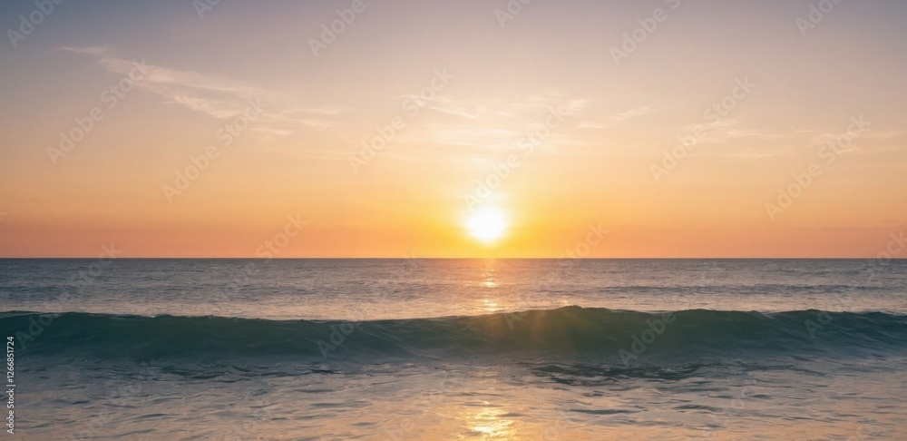 Vibrant Blue and Orange Sunset Abstract Background Vibrant Blue and Orange Sunset Abstract Background