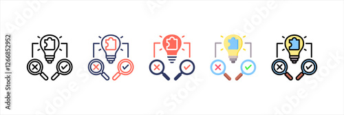 Hypothesis Multistyle Icon Set