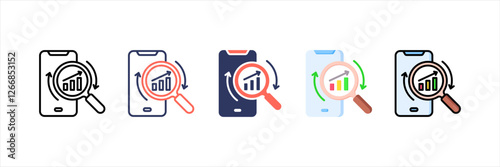 Monitoring Multistyle Icon Set
