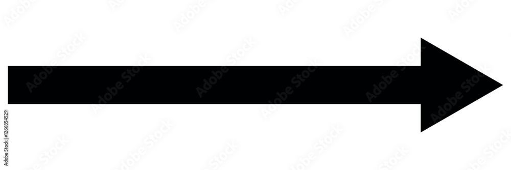Long arrow icon. long arrow vector. flat style Arrow symbol. arrow on a white background. vector illustration. Long arrow icon. long arrow vector. flat style Arrow symbol. arrow on a white background. vector illustration.