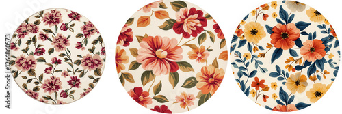 Beautifully Crafted Decorative Plates Featuring Vibrant Floral Patterns and Elegant Botanical Designs Perfect for Adding a Touch of Nature Inspired Flair to Any Space