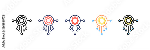 Central Multistyle Icon Set