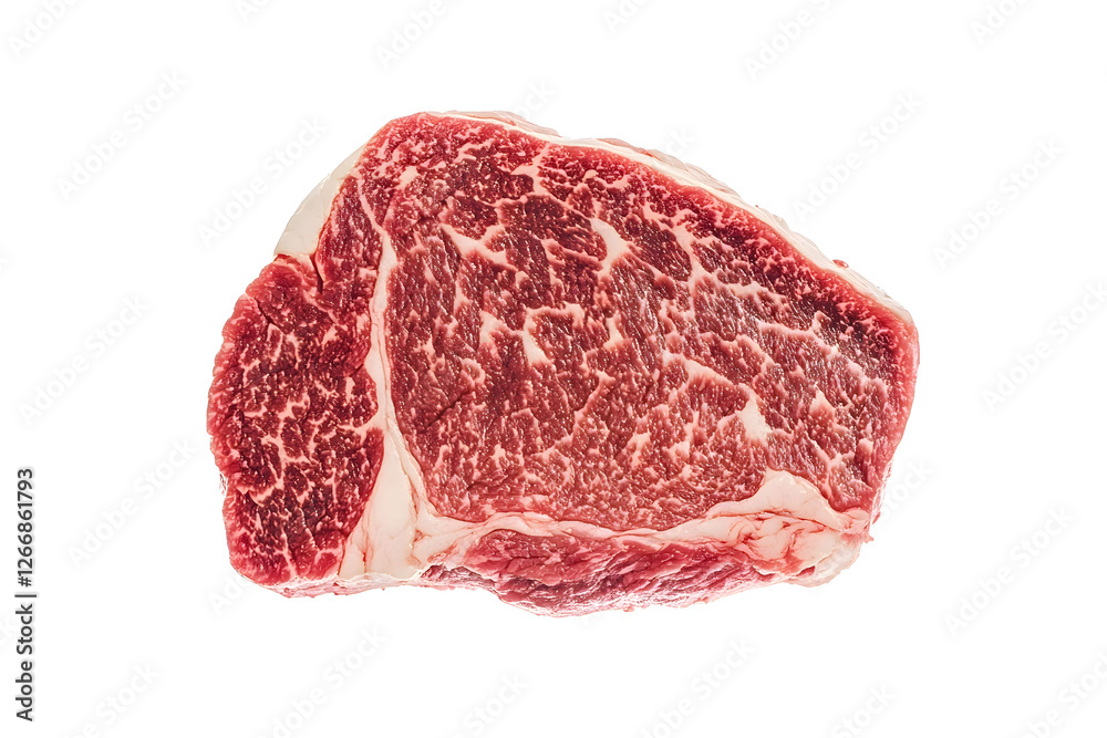 Fototapeta premium Prime Rib Eye Steak: A Culinary Delight