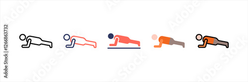 Plank Multistyle Icon Set