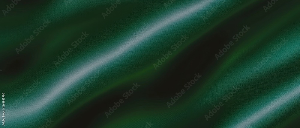 Obraz premium Abstract dark green flowing lines background