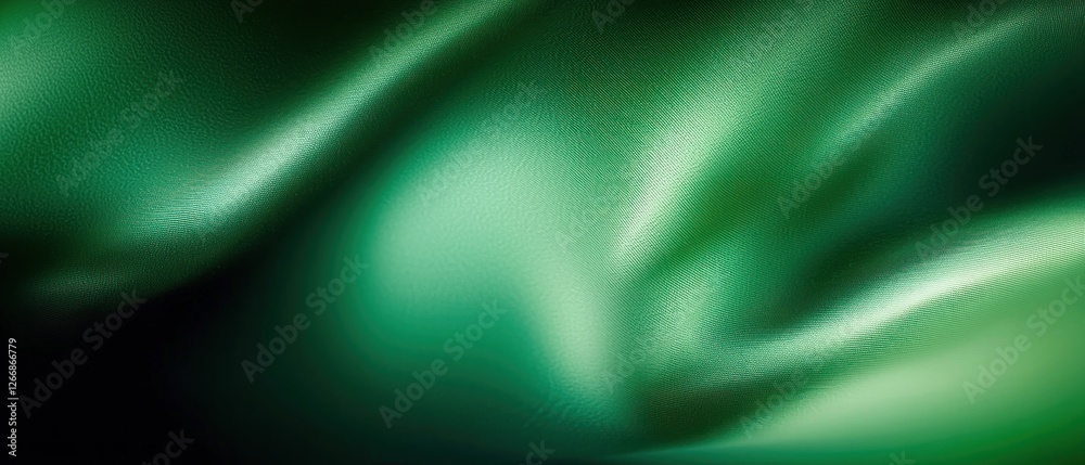 Obraz premium Abstract Green Fabric Drape Background