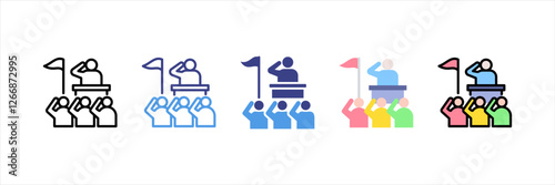 Republic Multistyle Icon Set