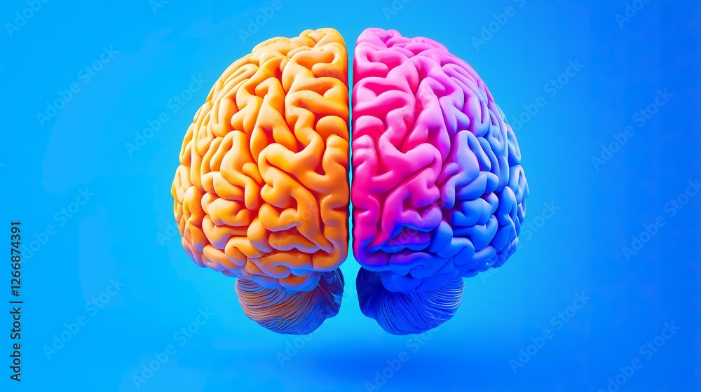 Brain Hemisphere Illustration Brain Hemisphere Illustration