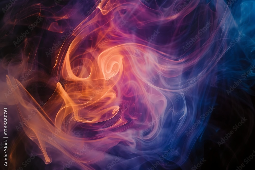 Obraz premium abstract watercolor background with clouds