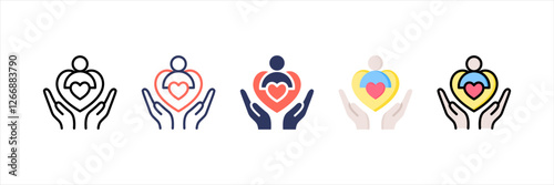 Nurture Multistyle Icon Set