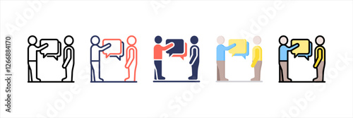 Consultation Multistyle Icon Set