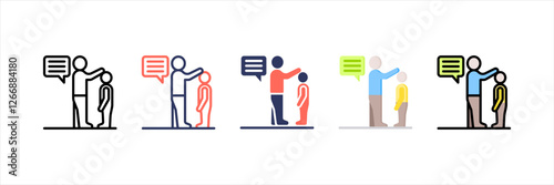 Mentorship Multistyle Icon Set