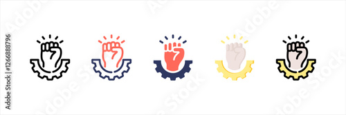 Motivation Multistyle Icon Set