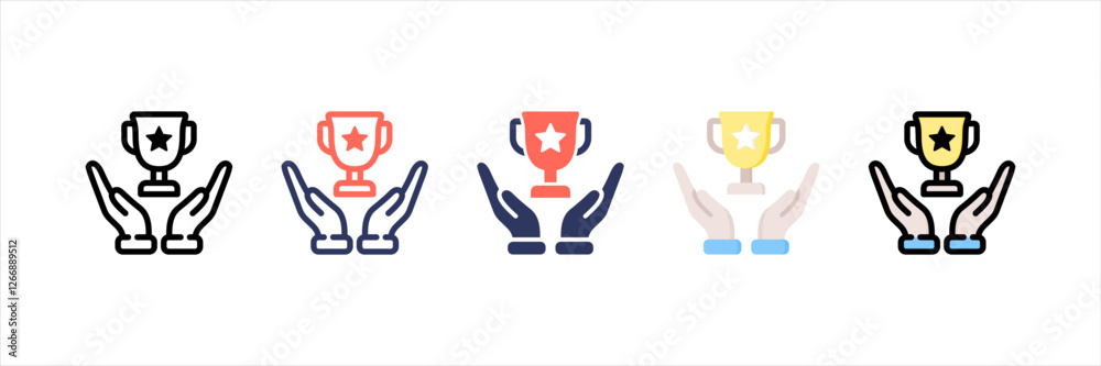 Success Multistyle Icon Set Success Multistyle Icon Set