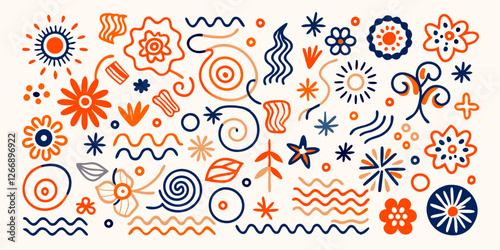 Floral Fantasia: A Kaleidoscope of Abstract Elegance