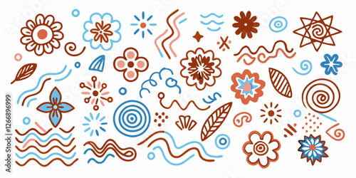 Floral Fantasia: A Kaleidoscope of Abstract Elegance
