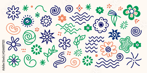 Floral Fantasia: A Kaleidoscope of Abstract Elegance