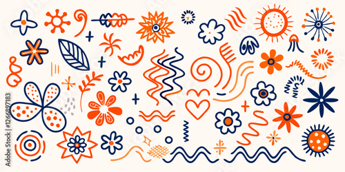 Floral Fantasia: A Kaleidoscope of Abstract Elegance
