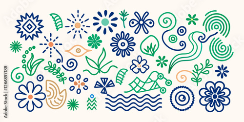 Floral Fantasia: A Kaleidoscope of Abstract Elegance