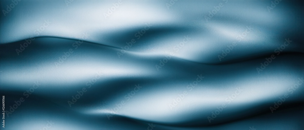 Obraz premium Abstract Blue Wavy Texture Background