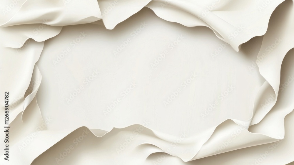 Obraz premium Abstract paper frame, empty space, modern design, background, graphic element