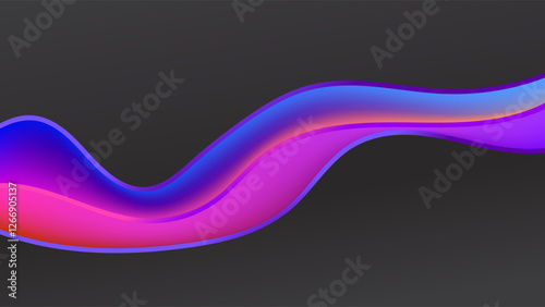 ABSTRACT DARK BACKGROUND ELEGANT GRADIENT MESH BLUE PINK PURPLE SMOOTH COLOR DESIGN VECTOR TEMPLATE GOOD FOR MODERN WEBSITE, WALLPAPER, COVER DESIGN 