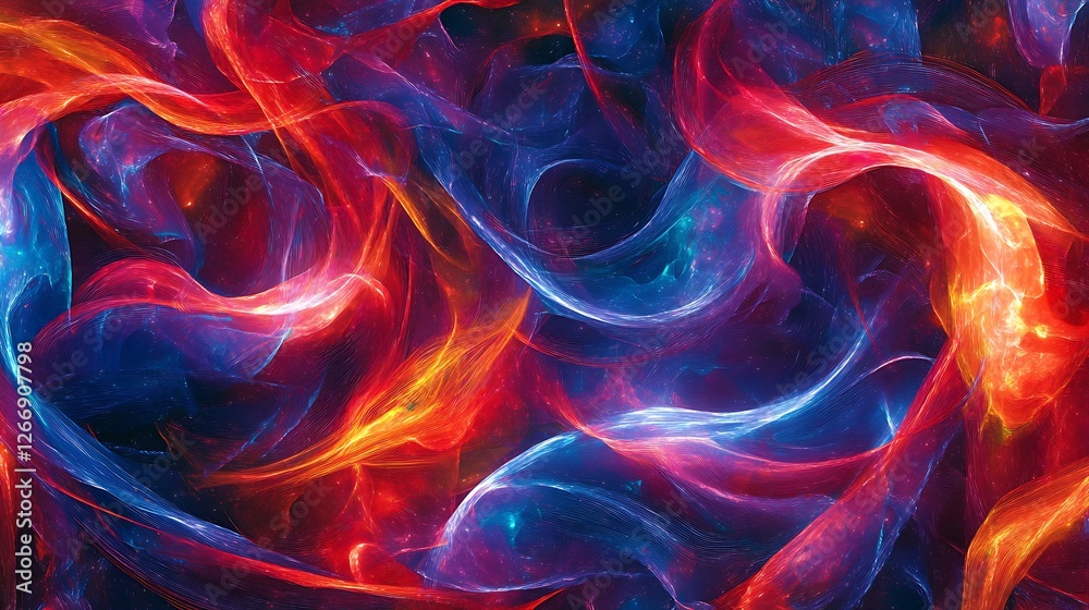 Vibrant Abstract Swirling Energy in Fiery Red, Orange, and Electric Blue Hues
Vibrant Abstract Swirling Energy in Fiery Red, Orange, and Electric Blue Hues