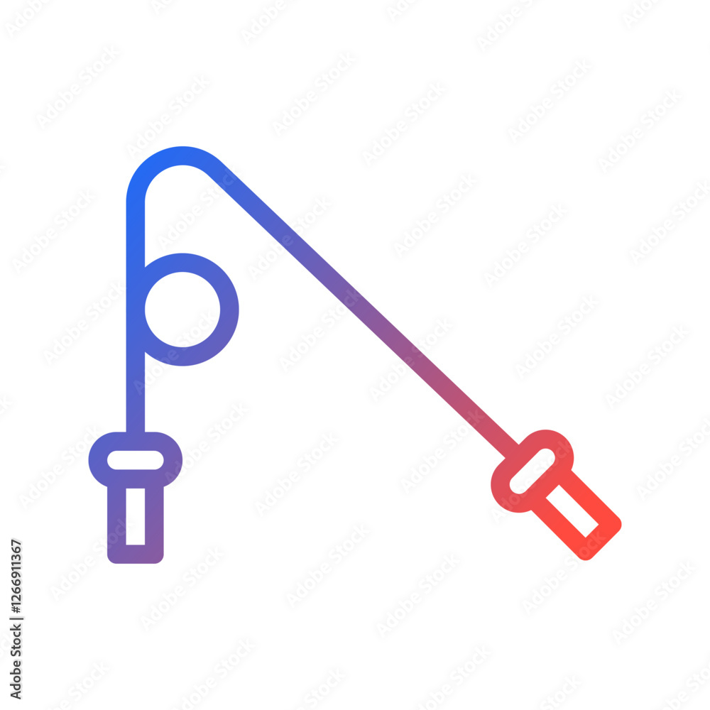 Abstract Ski Ergometer Icon Gradient Vector Abstract Ski Ergometer Icon Gradient Vector