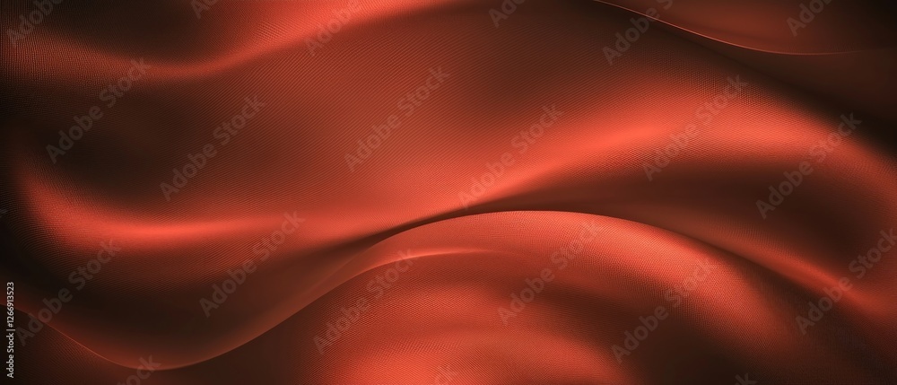 Obraz premium Abstract close-up of red fabric folds