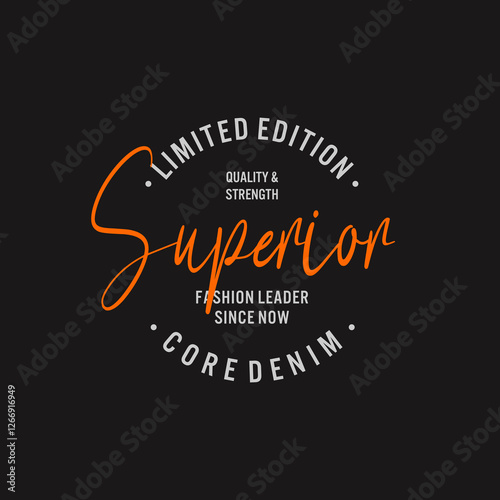 label stamp superior denim