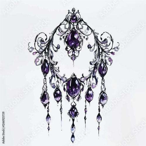 Gothic style jewelry is characterized by bold, dramatic designs.
