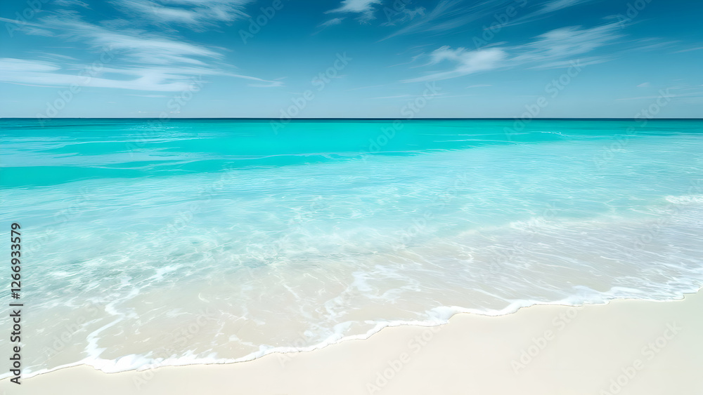 Tropical Waters – A smooth transition from deep teal to crystal-clear aqua, representing tropical beaches. Tropical Waters – A smooth transition from deep teal to crystal-clear aqua, representing tropical beaches.