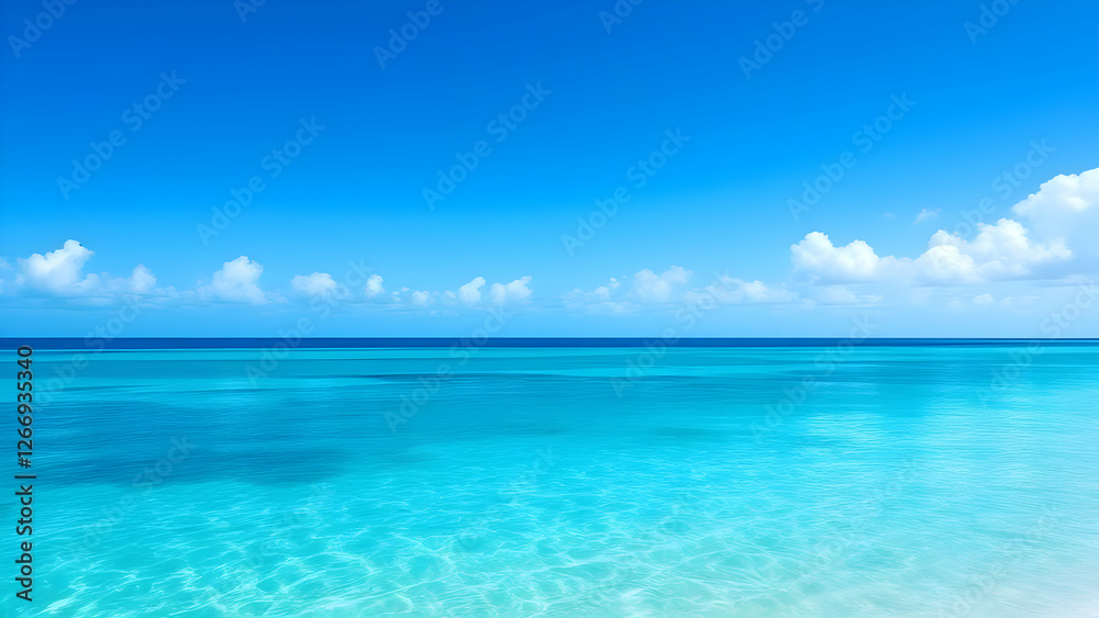 Tropical Waters – A smooth transition from deep teal to crystal-clear aqua, representing tropical beaches. Tropical Waters – A smooth transition from deep teal to crystal-clear aqua, representing tropical beaches.