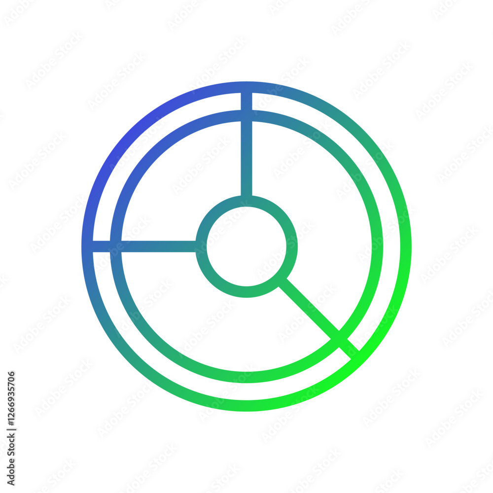 Gradient Wheel Diagram for Data Analysis Design Gradient Wheel Diagram for Data Analysis Design