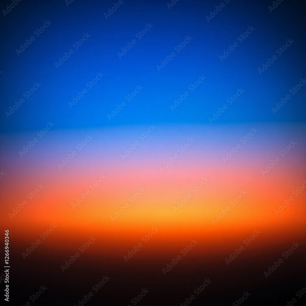 Naklejka premium royal blue and bright orange gradient background