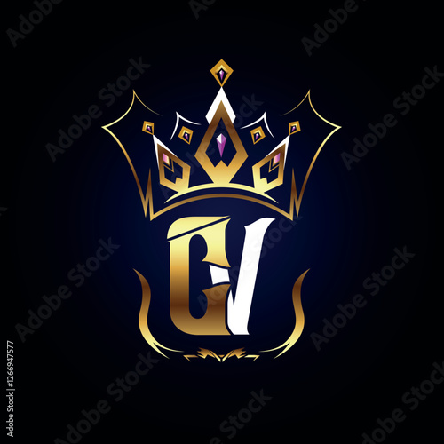 CV Crown King Royal Logo Design