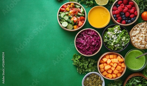 Wallpaper Mural Healthy Meal Prep and Drinks in Eco Friendly Take Away Containers for Fresh Eating Torontodigital.ca