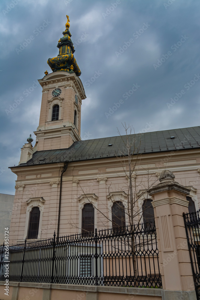 Obraz premium Orthodox cathedral in Novi Sad