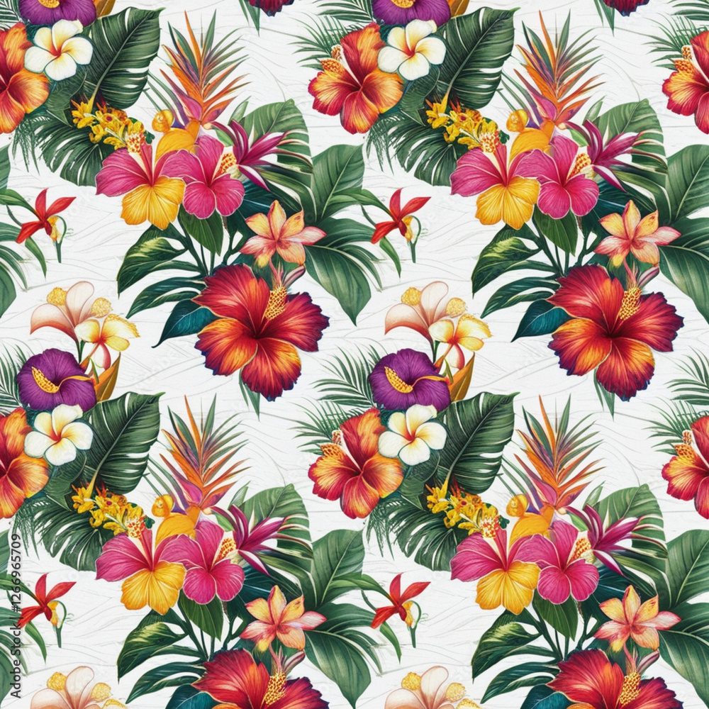 Trendy Floral pattern in the many kind of flowers. Tropical botanical . Seamless vector texture. Elegant template for fashion prints. Printing with in hand drawn style on white background.
Trendy Floral pattern in the many kind of flowers. Tropical botanical . Seamless vector texture. Elegant template for fashion prints. Printing with in hand drawn style on white background.