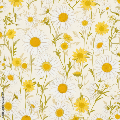 Trendy Floral pattern in the many kind of flowers. Tropical botanical . Seamless vector texture. Elegant template for fashion prints. Printing with in hand drawn style on white background.
