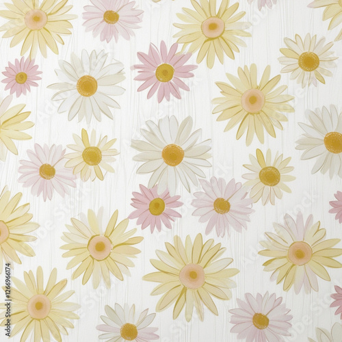 Trendy Floral pattern in the many kind of flowers. Tropical botanical . Seamless vector texture. Elegant template for fashion prints. Printing with in hand drawn style on white background.
