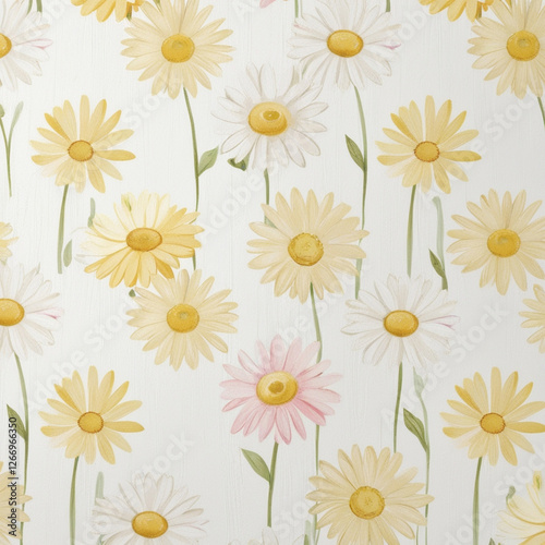 Trendy Floral pattern in the many kind of flowers. Tropical botanical . Seamless vector texture. Elegant template for fashion prints. Printing with in hand drawn style on white background.
