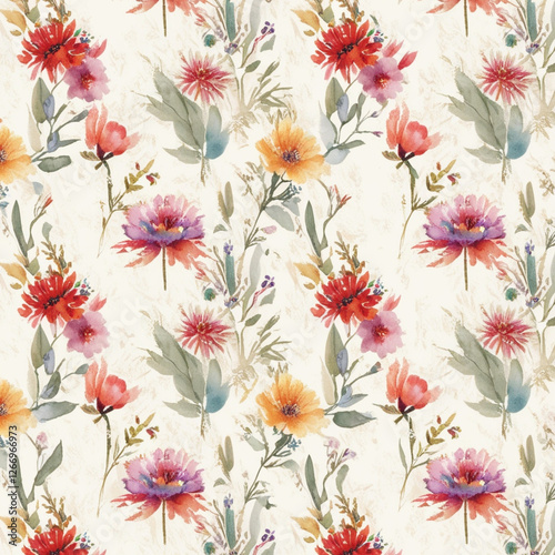 Trendy Floral pattern in the many kind of flowers. Tropical botanical . Seamless vector texture. Elegant template for fashion prints. Printing with in hand drawn style on white background.
