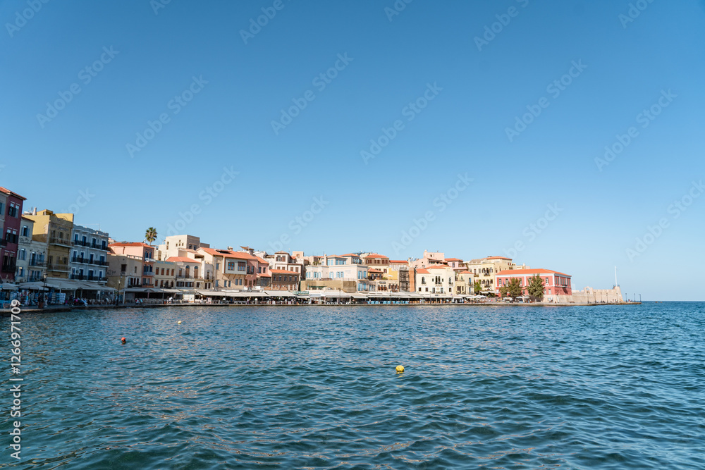 Different views from the city Chania in Crete. Different views from the city Chania in Crete.