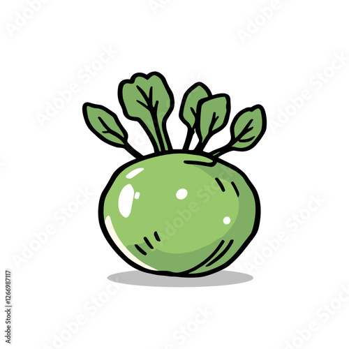 Carrot Hand drawn doodles with lettering in vector. Vector Clip Art