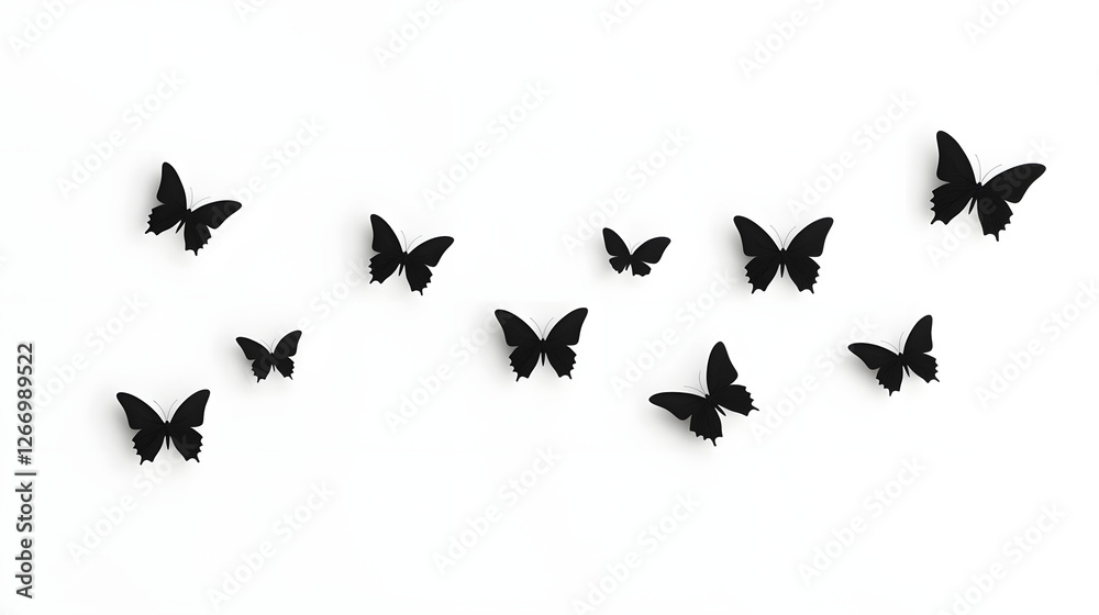 Tattoo Design of Small Butterflies, Minimalistic and Elegant
Tattoo Design of Small Butterflies, Minimalistic and Elegant