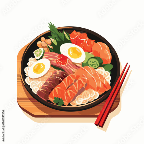 food, asian, restaurant, japanese, meal, delicious, sushi, cuisine, chinese, fresh, japan, rice, japanese food, japanese cuisine, smile, tasty, woman, illustration, man, gourmet, art, background, tabl