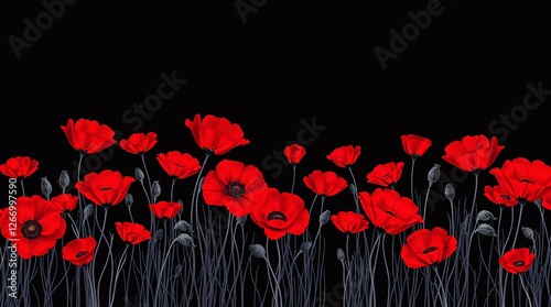 Rembernance Poppies Background