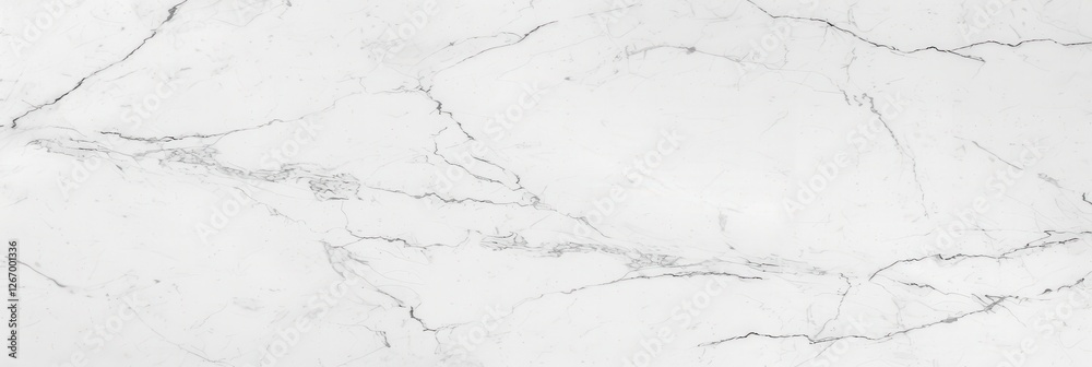 A flat lay of white marble background with gray lines for use as surface A flat lay of white marble background with gray lines for use as surface