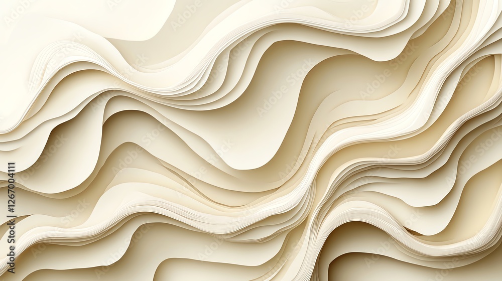 Obraz premium Abstract layered paper texture background.